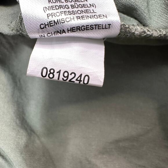 Nicole Miller NY Hi-Rise Straight Leg Pants WMNS 6 Olive Green Stretch Uitlity - Picture 5 of 11